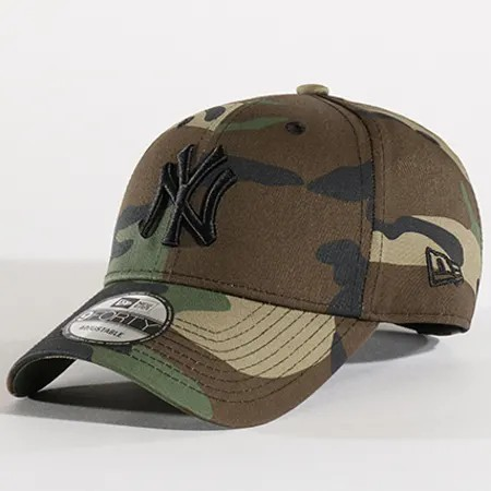 Casquette League Essential 9 Forty MLB New York Yankees Vert Kaki Camouflage