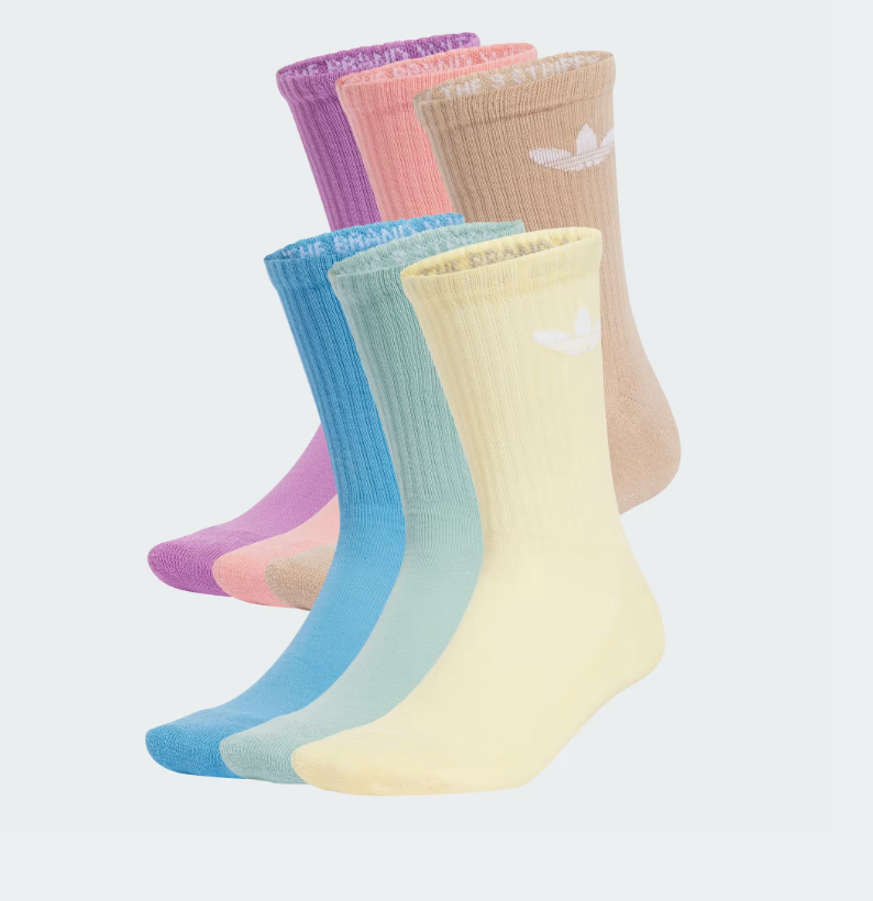 CHAUSSETTES REMBOURRÉES TREFOIL (1 PAIRE/6)